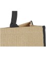4DO Harry farbige Jute Tragetasche 25L Tote Bag personalisierbar
