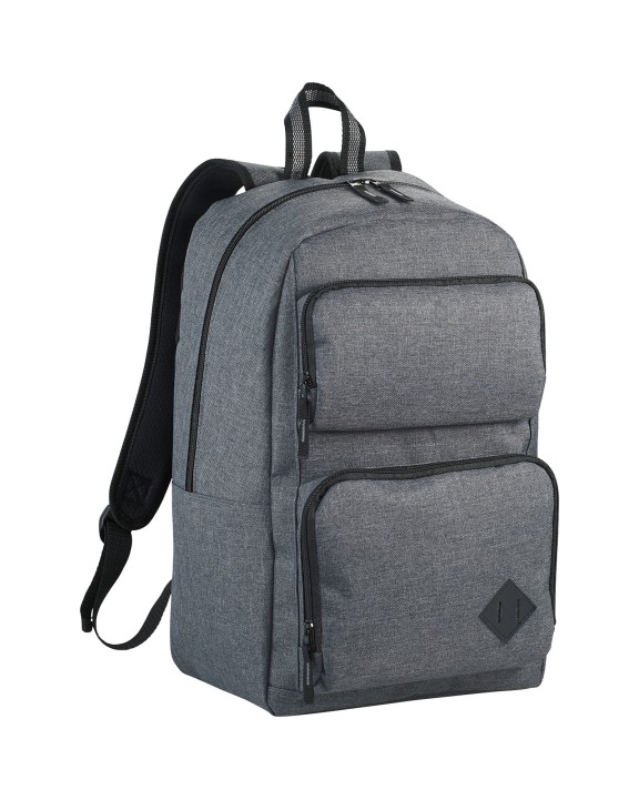 4DO Graphite Deluxe 15" Laptop-Rucksack 20L Tasche personalisierbar