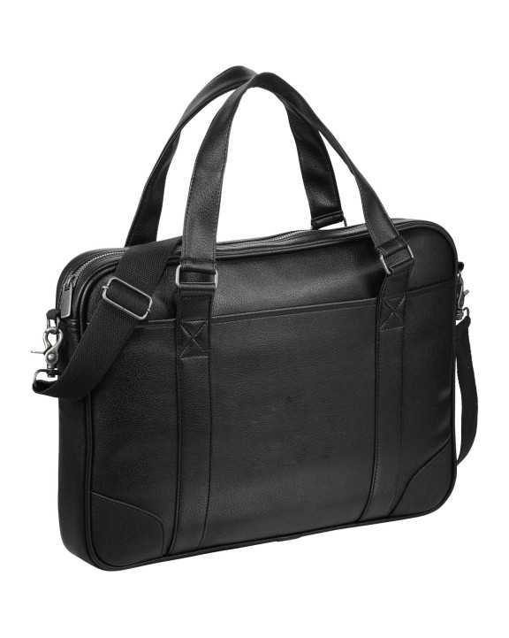 4DO Oxford 15,6" schmale Laptop Konferenztasche 5L Tasche personalisierbar