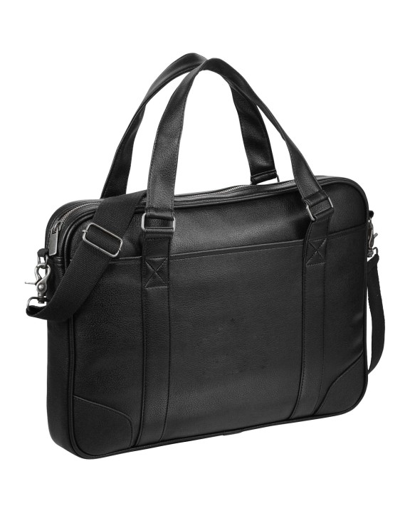 4DO Oxford 15,6" schmale Laptop Konferenztasche 5L Tasche personalisierbar
