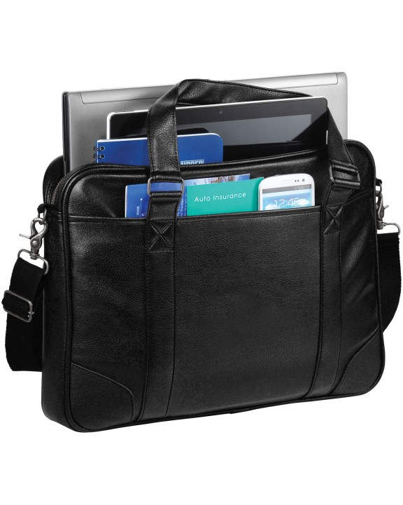 4DO Oxford 15,6" schmale Laptop Konferenztasche 5L Tasche personalisierbar