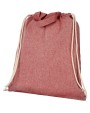 4DO Pheebs 150 g/m² recycelter Turnbeutel 6L Tasche personalisierbar
