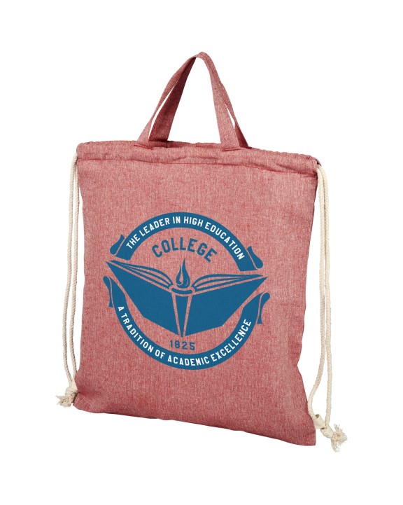 4DO Pheebs 150 g/m² recycelter Turnbeutel 6L Tasche personalisierbar