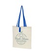 4DO Nevada 100 g/m² faltbare Tragetasche aus Baumwolle 7L Tote Bag personalisierbar