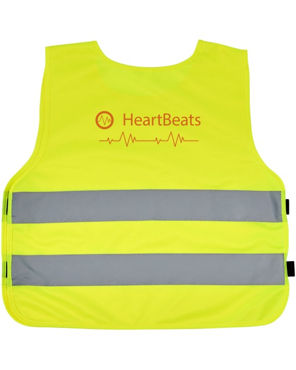 Gilet de sécurité personnalisable 4DO Gilet de sécurité XXS velcro pour enfants 3-6 ans Odile RFX™