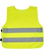 Fluohesje 4DO RFX™ Marie veiligheidsvest met klittenband voor kinderen van 7-12 jaar oud voor bedrukking &amp; borduring