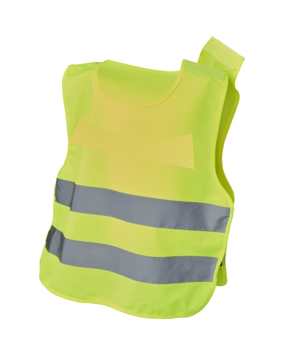 4DO RFX™ Marie XS Sicherheitsweste mit Klettverschluss für Kinder von 7-12 Jahren Warnweste personalisierbar