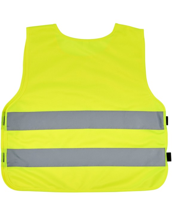 4DO RFX™ Marie XS Sicherheitsweste mit Klettverschluss für Kinder von 7-12 Jahren Warnweste personalisierbar