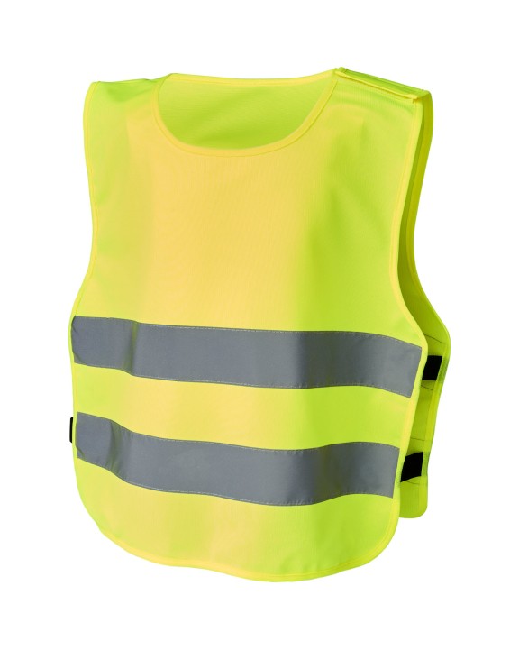 4DO RFX™ Marie XS Sicherheitsweste mit Klettverschluss für Kinder von 7-12 Jahren Warnweste personalisierbar