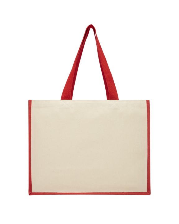 Tote bag personnalisable 4DO Sac Varai 320 g/m² en toile et jute 23L