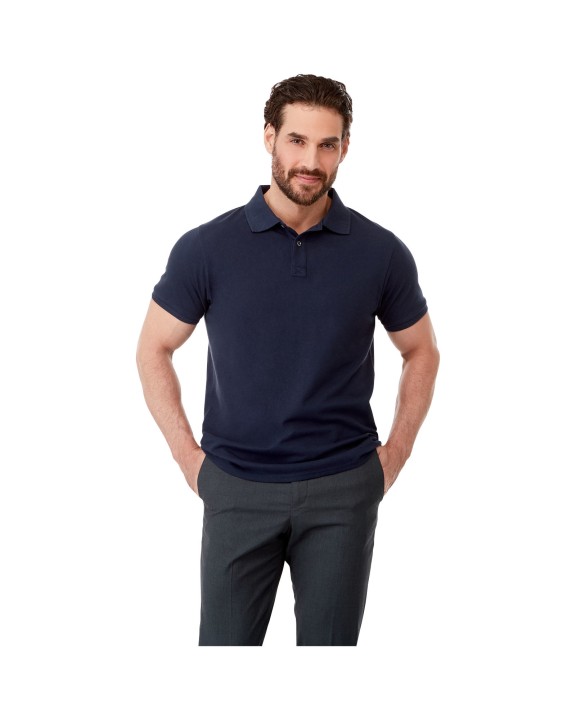 Polo personnalisable ELEVATE Polo bio recyclé manches courtes homme Beryl