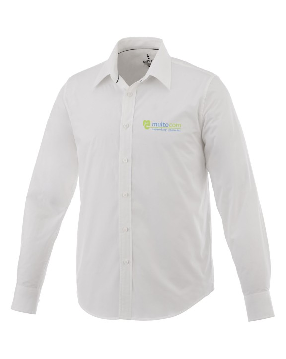 Hemd ELEVATE Hamell stretch herenoverhemd met lange mouwen voor bedrukking &amp; borduring