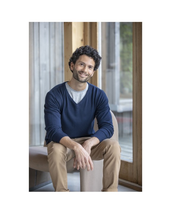 Pull personnalisable ELEVATE Pull col en V Stanton pour homme