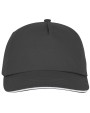 Casquette personnalisable ELEVATE Casquette sandwich 5 panneaux Styx