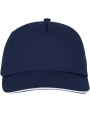 Casquette personnalisable ELEVATE Casquette sandwich 5 panneaux Styx