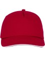 Casquette personnalisable ELEVATE Casquette sandwich 5 panneaux Styx