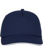 Casquette personnalisable ELEVATE Casquette sandwich 5 panneaux Styx