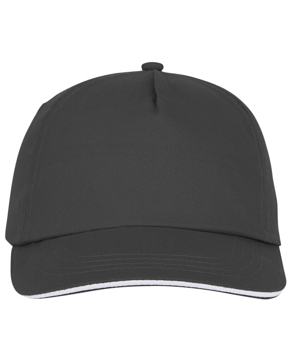 Casquette personnalisable ELEVATE Casquette sandwich 5 panneaux Styx