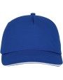 Casquette personnalisable ELEVATE Casquette sandwich 5 panneaux Styx