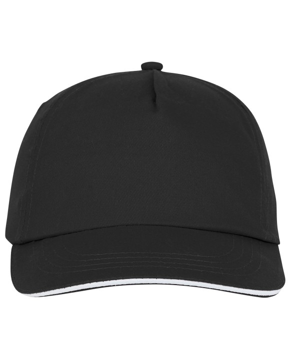 Casquette personnalisable ELEVATE Casquette sandwich 5 panneaux Styx