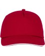 Casquette personnalisable ELEVATE Casquette sandwich 5 panneaux Styx