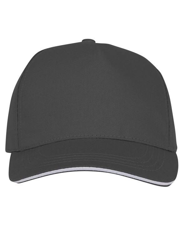 Casquette personnalisable ELEVATE Casquette sandwich 5 panneaux Ceto