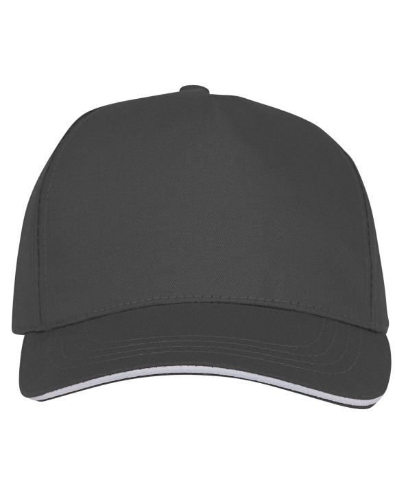 Casquette personnalisable ELEVATE Casquette sandwich 5 panneaux Ceto
