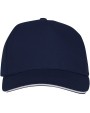 Casquette personnalisable ELEVATE Casquette sandwich 5 panneaux Ceto