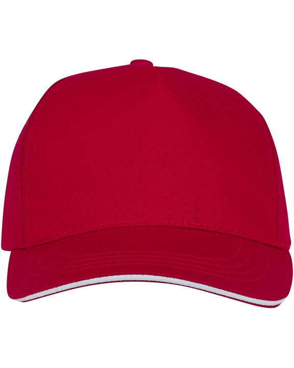 Casquette personnalisable ELEVATE Casquette sandwich 5 panneaux Ceto