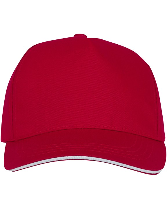 Casquette personnalisable ELEVATE Casquette sandwich 5 panneaux Ceto