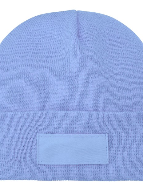 Bonnets, Écharpes & Gants à personnaliser ELEVATE Bonnet avec patch Boreas bleu clair