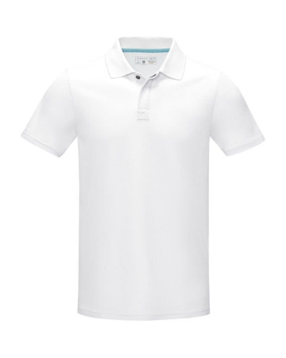 Polo personnalisable ELEVATE Polo Graphite bio manches courtes homme