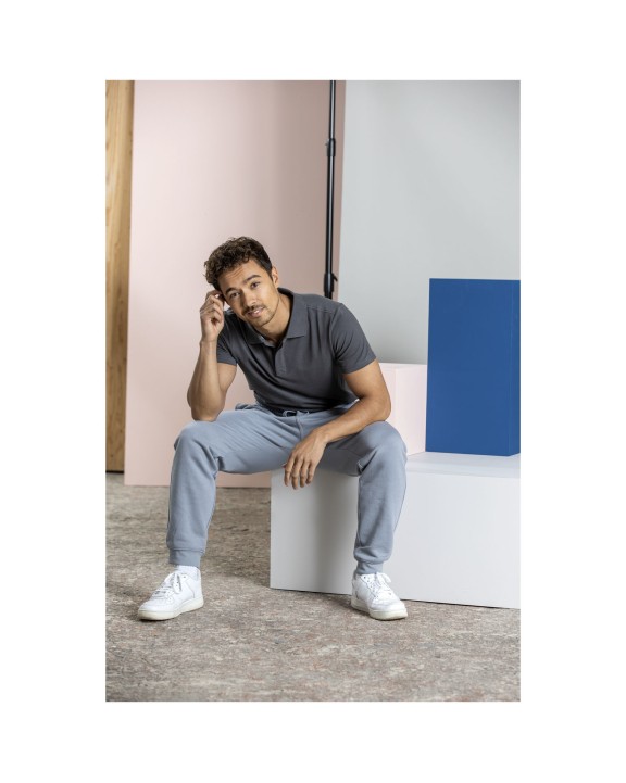 ELEVATE Graphite Poloshirt aus Bio-Baumwolle für Herren Poloshirt personalisierbar