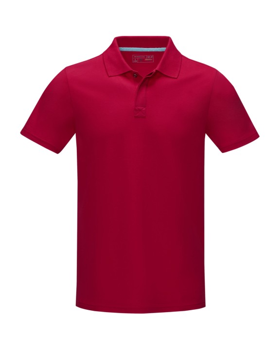 Polo personnalisable ELEVATE Polo Graphite bio manches courtes homme