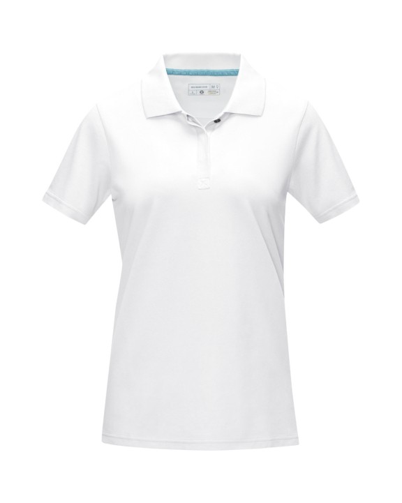 Polo personnalisable ELEVATE Polo Graphite bio manches courtes femme
