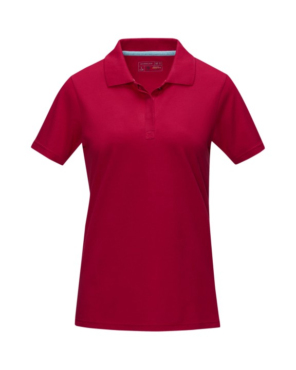 Poloshirt ELEVATE Graphite damespolo met korte mouwen biologisch textiel voor bedrukking &amp; borduring