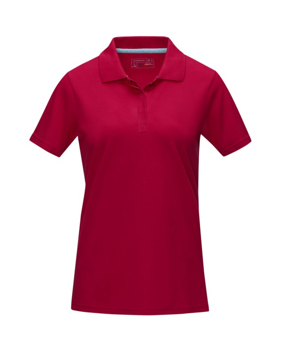Poloshirt ELEVATE Graphite damespolo met korte mouwen biologisch textiel voor bedrukking &amp; borduring