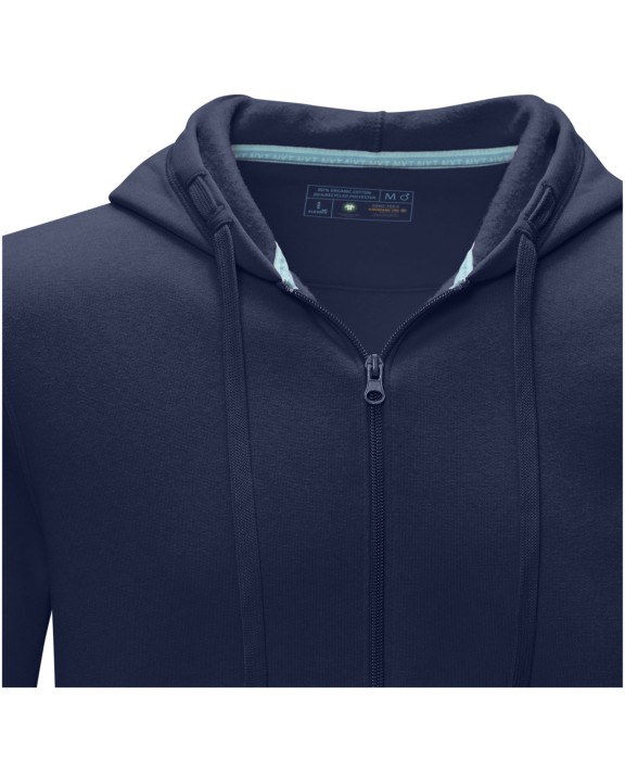 ELEVATE Ruby Hoodie mit durchgehendem Reißverschluss aus Bio-Material für Herren Sweatshirt personalisierbar