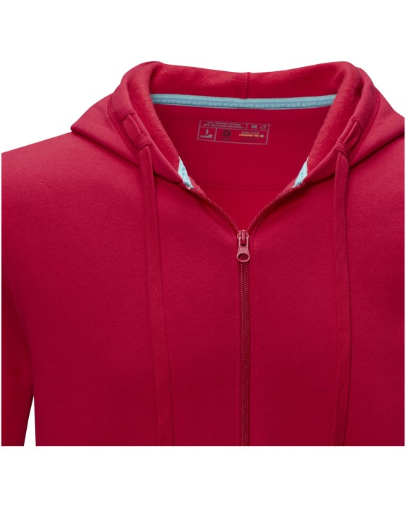ELEVATE Ruby Hoodie mit durchgehendem Reißverschluss aus Bio-Material für Herren Sweatshirt personalisierbar