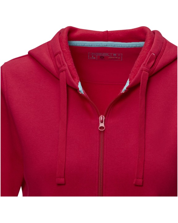 Sweater ELEVATE Ruby dames biologische hoodie met volledige rits voor bedrukking &amp; borduring