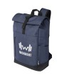 4DO Hoss 15,6" GRS recycelter Rolltop Laptop-Rucksack 12L Tasche personalisierbar