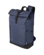 Sac & bagagerie personnalisable 4DO Sac à dos Hoss recyclé GRS avec rabat enroulable pour ordinateur portable de 15,6" 12L