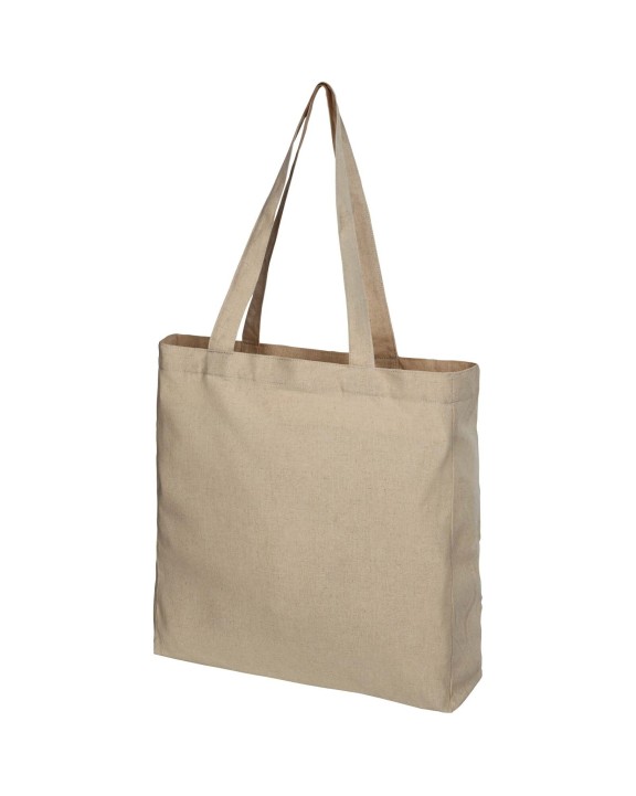 4DO Pheebs 210 g/m² recycelte Tragetasche mit Seitenfalten 13L Tote Bag personalisierbar