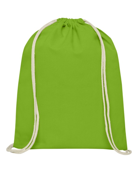 4DO Oregon 140 g/m² Turnbeutel aus Baumwolle 5L Tasche personalisierbar