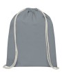 4DO Oregon 140 g/m² Turnbeutel aus Baumwolle 5L Tasche personalisierbar