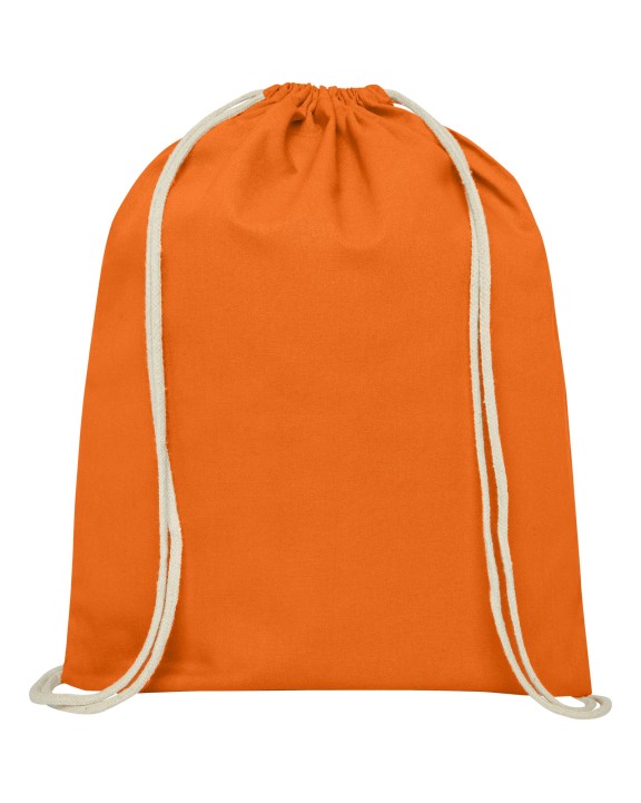 4DO Oregon 140 g/m² Turnbeutel aus Baumwolle 5L Tasche personalisierbar