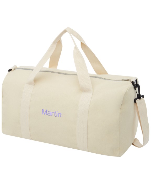 Sac & bagagerie personnalisable 4DO Sac de voyage Pheebs en polyester et coton recyclé de 450 g/m² 24L