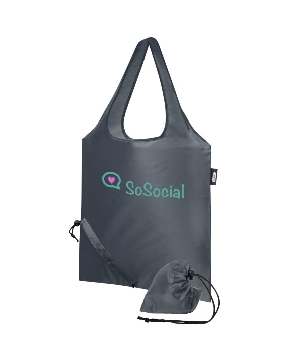 4DO Sabia faltbare RPET Tragetasche 7L Tote Bag personalisierbar
