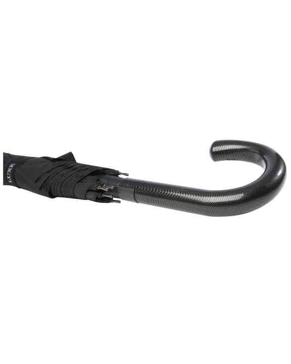 Paraplu LUXE Fontana 23" automatische paraplu met carbon look en gebogen handvat voor bedrukking &amp; borduring