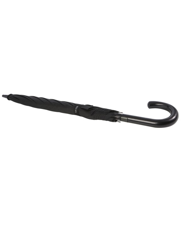 Paraplu LUXE Fontana 23" automatische paraplu met carbon look en gebogen handvat voor bedrukking &amp; borduring